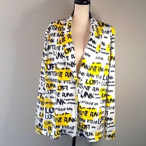 Word print Jacket
